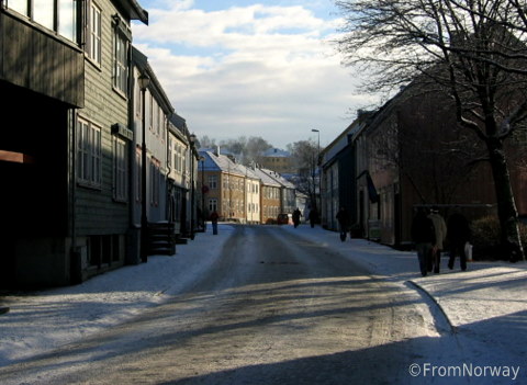 Vinter,Bakklandet,Trondheim